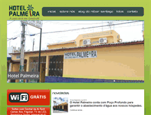 Tablet Screenshot of hotelpalmeira.com.br